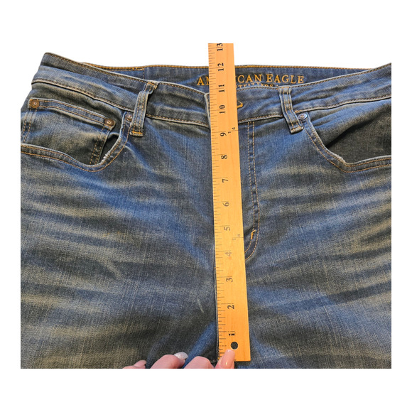 American Eagle Jeans Mens Size 34x30 Blue Original Boot Next Level Flex Normcore - Picture 15 of 16